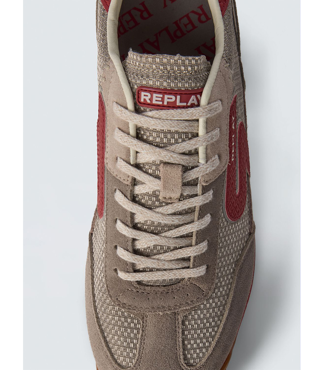 テクニカルファブリック70'sスニーカー 詳細画像 グレーレッド 5